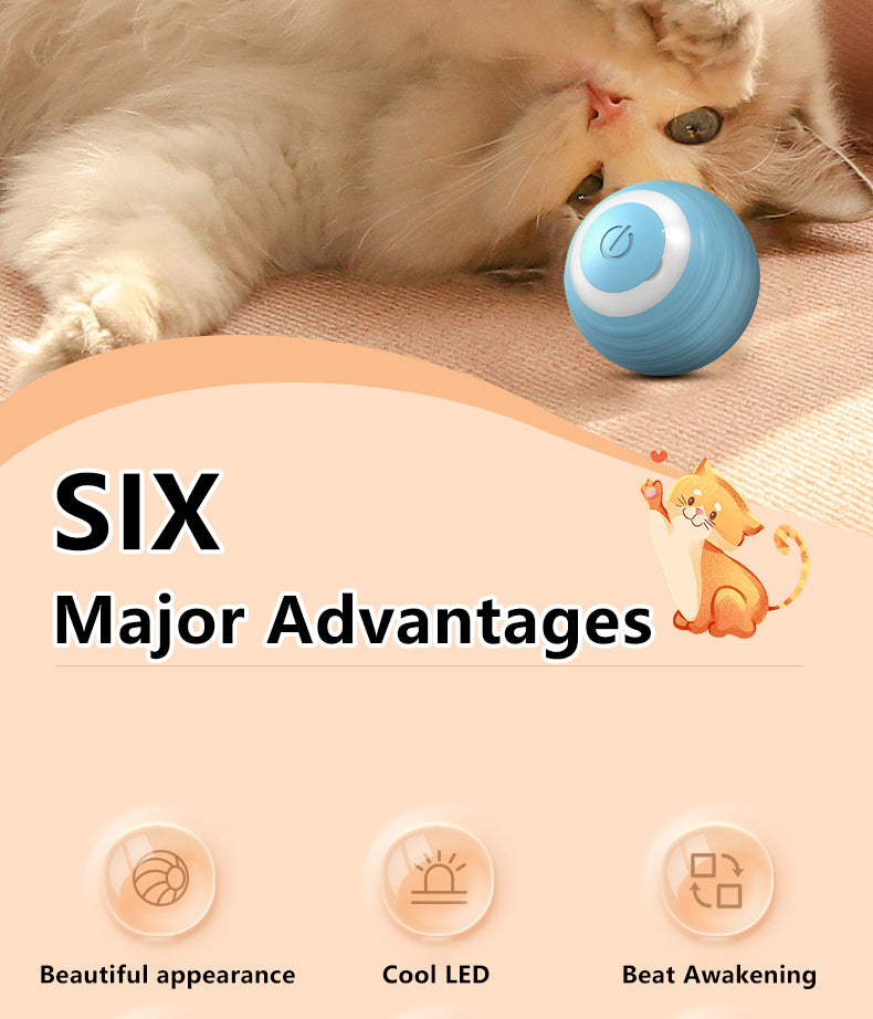 Smart Interactive Cat Ball