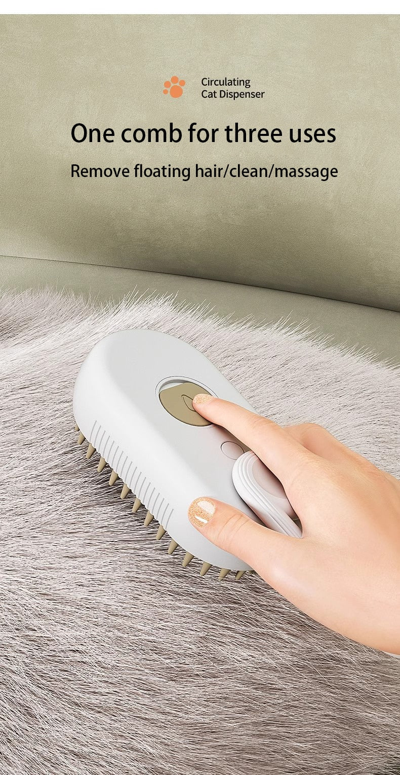 Pet Spray Massage Brush